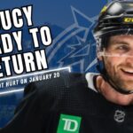 CARSON SOUCY READY TO RETURN, IMPROVEMENTS AT ROGERS ARENA