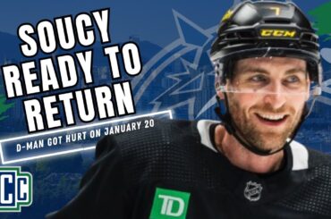 CARSON SOUCY READY TO RETURN, IMPROVEMENTS AT ROGERS ARENA