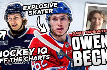 Owen Beck On Growing Up A Habs Fan, Advice From Paul Byron, Training Hockey IQ | Game Tape With Tony