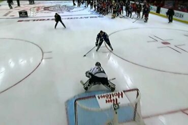 Jonathan Quick awesome glove save - NHL All-Star Skills