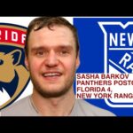 Sasha Barkov, Panthers Postgame: Florida 4, New York Rangers 2
