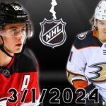 NHL Regular Season Recap Night 135: Quacked under pressure.