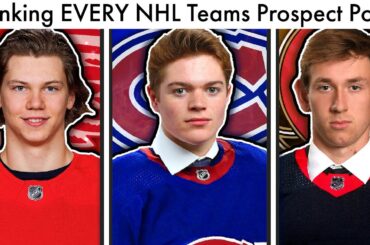 Ranking EVERY NHL Prospect Pool! (TOP 31 Prospect Rankings & Canadiens/Habs/Red Wings/Sens Rumors)