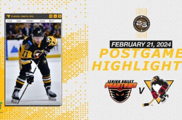 POSTGAME HIGHLIGHTS:  February 21, 2024