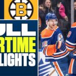 Edmonton Oilers at Boston Bruins | FULL Overtime Highlights - March 5, 2024