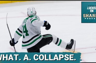 San Jose Sharks Suffer An EPIC COLLAPSE In The Third Period And Lose 7-6 To The Dallas Stars