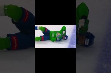 With one punch. Former NHL Player Buddy Robinson. #nhlintrend