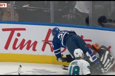 Ondrej Kase Scores Then Takes Out Ref