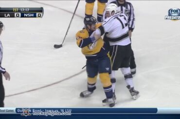 Kyle Clifford vs Matt Hendricks Dec 28, 2013