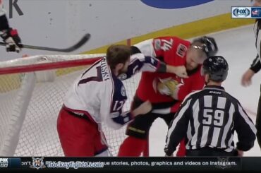 Brandon Dubinsky vs Mark Borowiecki Mar 4, 2017