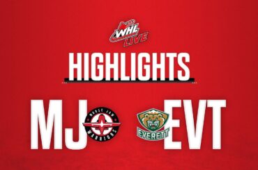 Moose Jaw Warriors at Everett Silvertips 3/1 | WHL Highlights 2023-24