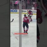 JESPER BRATT PUCK GAMES; Pregame Warmup on Bratt Bobblehead Day! #NJDevils