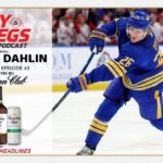 Buffalo Sabres' Rasmus Dahlin. Headlines: Mathews gets 50, Pens in a tough spot, Best in the East?