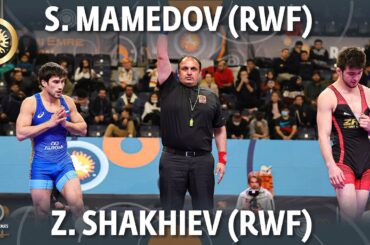 GOLD FS - 65 kg: Z. SHAKHIEV (RWF) v. S. MAMEDOV (RWF)