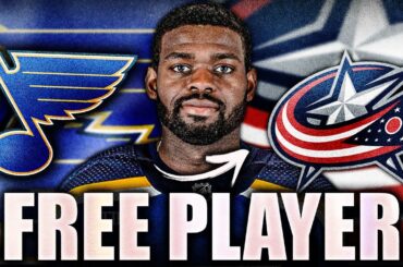 COLUMBUS BLUE JACKETS GET A FREE PLAYER FROM THE ST LOUIS BLUES