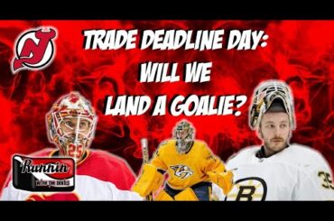 NJ Devils NHL Trade Deadline Day: Will We Land A Goalie? Markstrom, Saros, Ullmark  My Thoughts