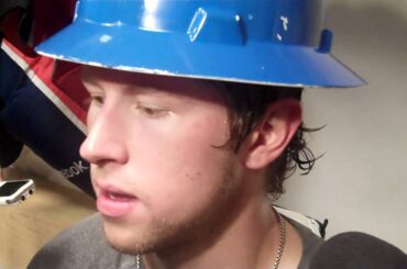 Josh Bailey earns the helmet