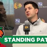Chicago Blackhawks GM Kyle Davidson on standing pat at the NHL Trade Deadline | CHGO Blackhawks