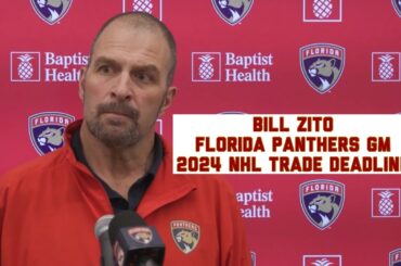Florida Panthers GM Bill Zito: 2024 NHL Trade Deadline