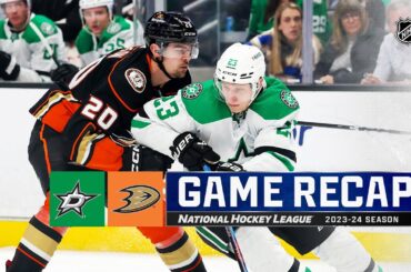 Stars @ Ducks 3/8 | NHL Highlights 2024