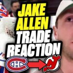 Jake Allen Reflects On Time In Montreal After Trade To Devils | NHL Trade Deadline