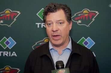 Wild GM Guerin on focusing on future with deadline trades