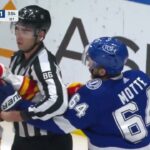 Scrum Ensues After Tyler Motte Trips Nazem Kadri