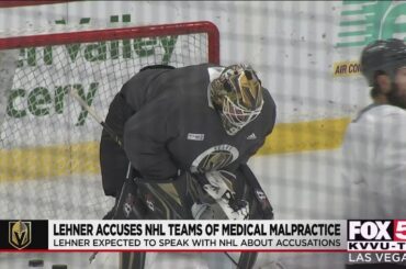 Flyers coach denies player medication allegations made by Robin Lehner