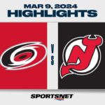NHL Highlights | Hurricanes vs. Devils - March 9, 2024