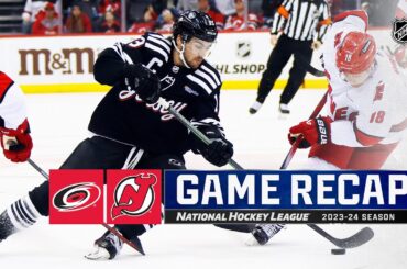 Hurricanes @ Devils 3/9 | NHL Highlights 2024