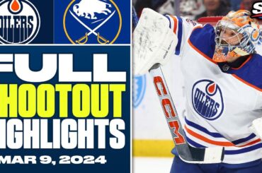 Edmonton Oilers at Buffalo Sabres | FULL Shootout Highlights - March 9, 2024