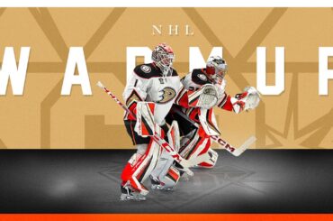 NHL Warmup: Anaheim Ducks John Gibson & Lukas Dostal