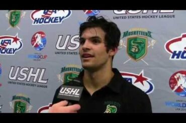 Sioux City Musketeers vs. Vityaz Chekhov - Alex Rodriguez post game