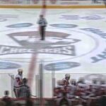 Xavier Ouellet joins the rush and gets the goal - Grand Rapids Griffins