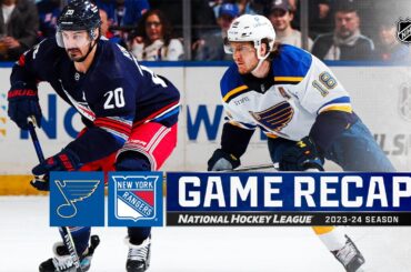 Blues @ Rangers 3/9 | NHL Highlights 2024