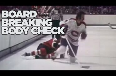 Board Breaking HIT! | Biggest Body Check in NHL History | Larry Robinson