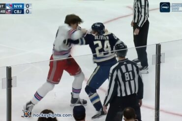Matt Rempe vs Mathieu Olivier Feb 25, 2024