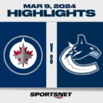 NHL Highlights | Jets vs. Canucks - March 9, 2024