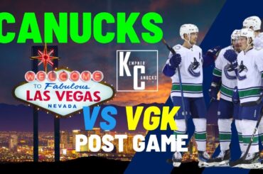 CANUCKS vs VGK Post Game Show #Canucks #NHL #VGK