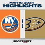 NHL Highlights | Islanders vs. Ducks - March 10, 2024