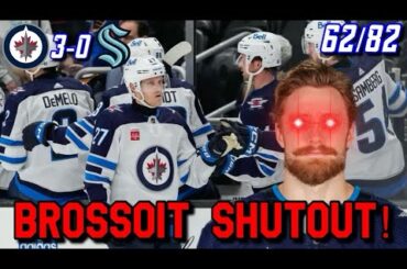 Jets Game Reaction 2023-24 62/82 WPG-3 SEA-0 Win —BrossWALL—