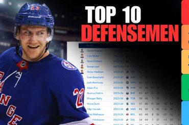 Ranking My Top 10 NHL DEFENSEMEN