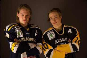 TVP15: Rasmus Sandin (ÅNG) och David Lilja (VÄR) snackar upp dagens kvartsfinal