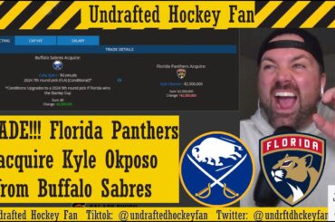 TRADE!!! Florida Panthers acquire Kyle Okposo from the Buffalo Sabres