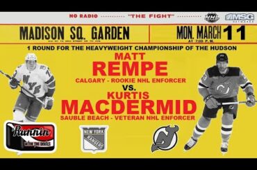 NJ Devils vs. NY Rangers Heavyweight FIGHT Preview: Rempe vs. MacDermid REVENGE WILL BE HAD!
