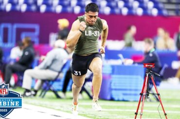 Linebackers Run the 40-Yard Dash at 2023 NFL Combine: Pappoe Hits 4.39 Official