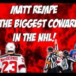 NJ Devils Lose 3-1 to NY Rangers MATT REMPE IS THE BIGGEST COWARD IN THE NHL!
