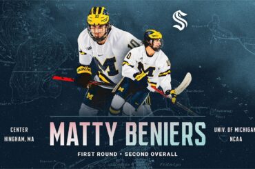 Kraken Select Matty Beniers Second Overall