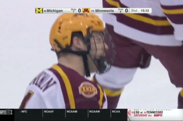 Highlights: No. 11 Gopher Men's Hockey Takes Down No. 4 Michigan 2-1