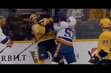 Matt Benning Vs Casey Cizikas NHL Short Scrum